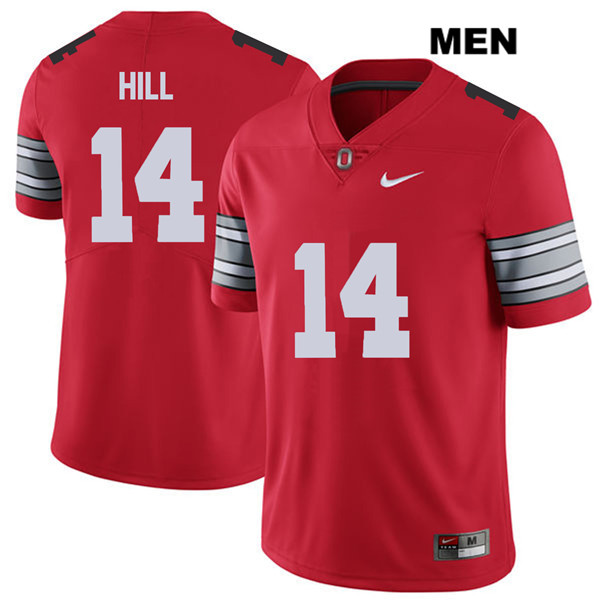 Ohio State Buckeyes Men's Isaiah Pryor #14 Red Authentic Nike 2018 Spring Game College NCAA Stitched Football Jersey YR19S27HM